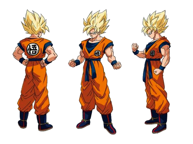 Diseños de Goku, Vegeta y Broly – DB UNIVERSO